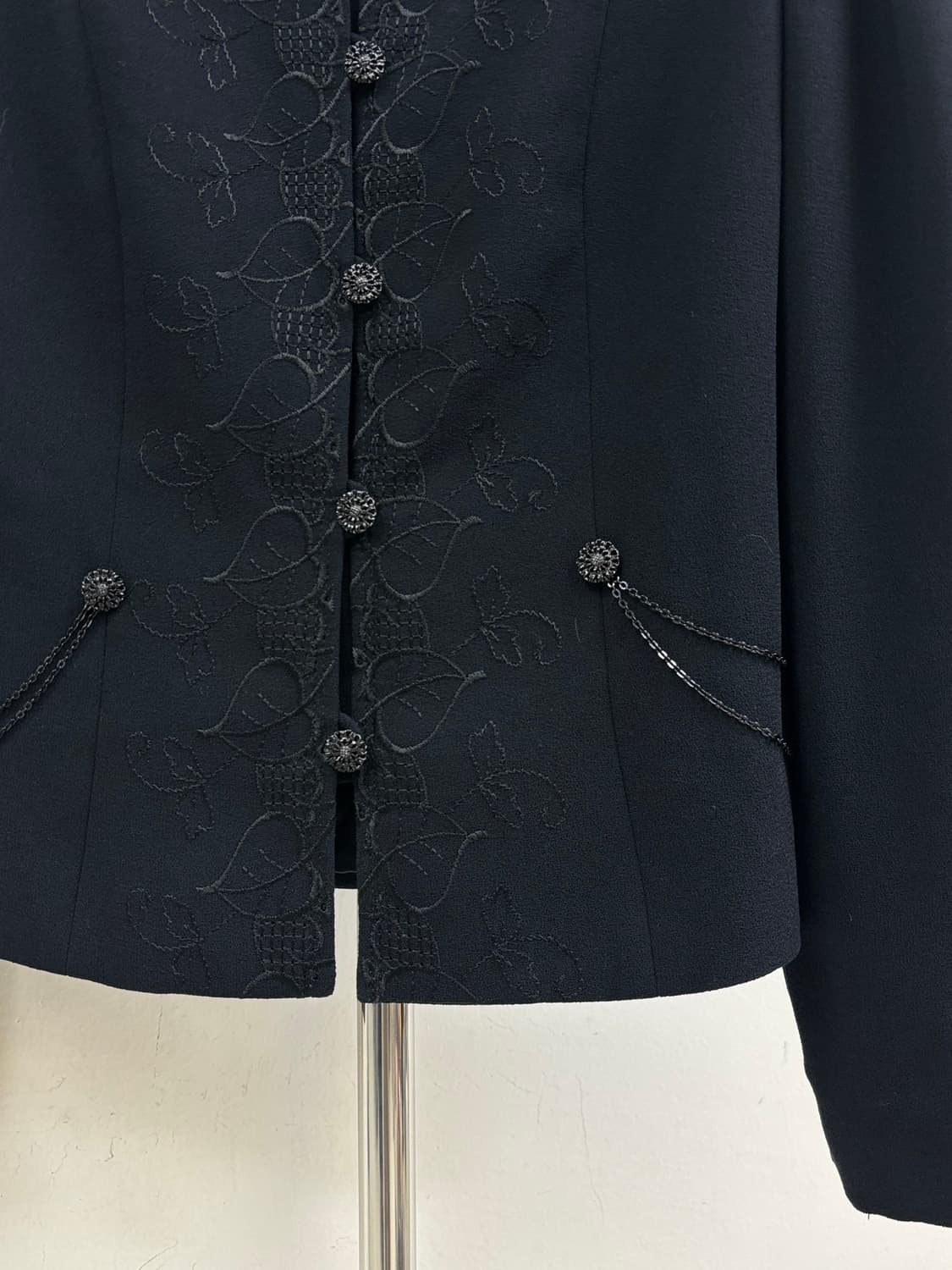 빈티지 블랙 블레이저 스커트 셋업 상품이미지6