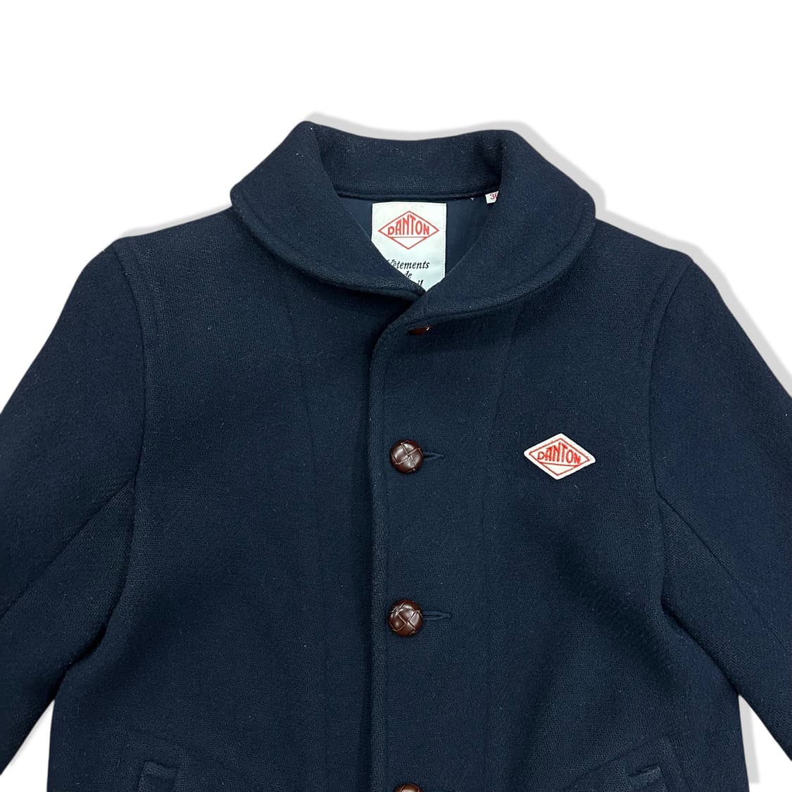 Sailor Collar Navy Wool Medium Jacket 상품이미지3