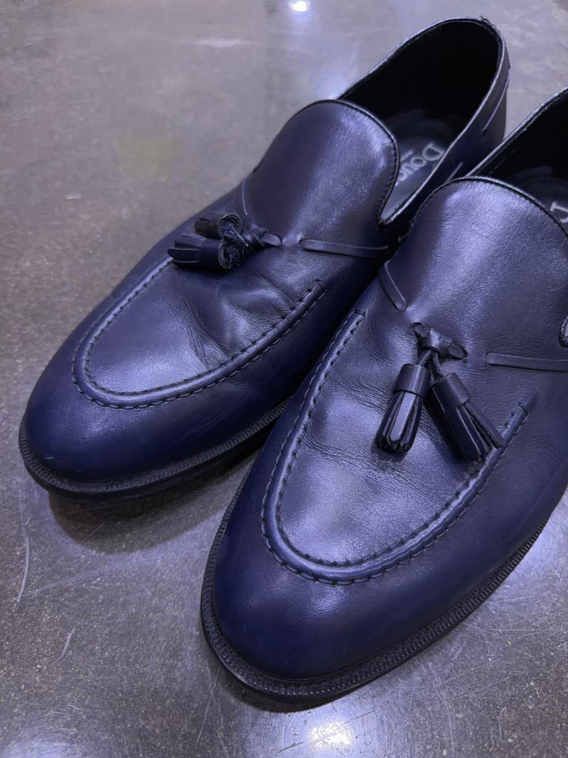 듀칼스 U팁 태슬로퍼 다크 블루 네이비 슈즈 43 상품이미지3