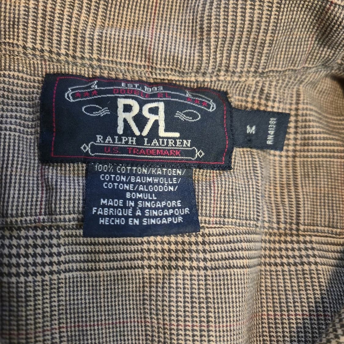 RRL 더블알엘 투포켓 체크 워크 셔츠 상품이미지5