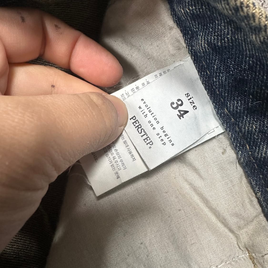 ✨ (바배) 퍼스텝 원턱 버뮤다 데님 팬츠 상품이미지3