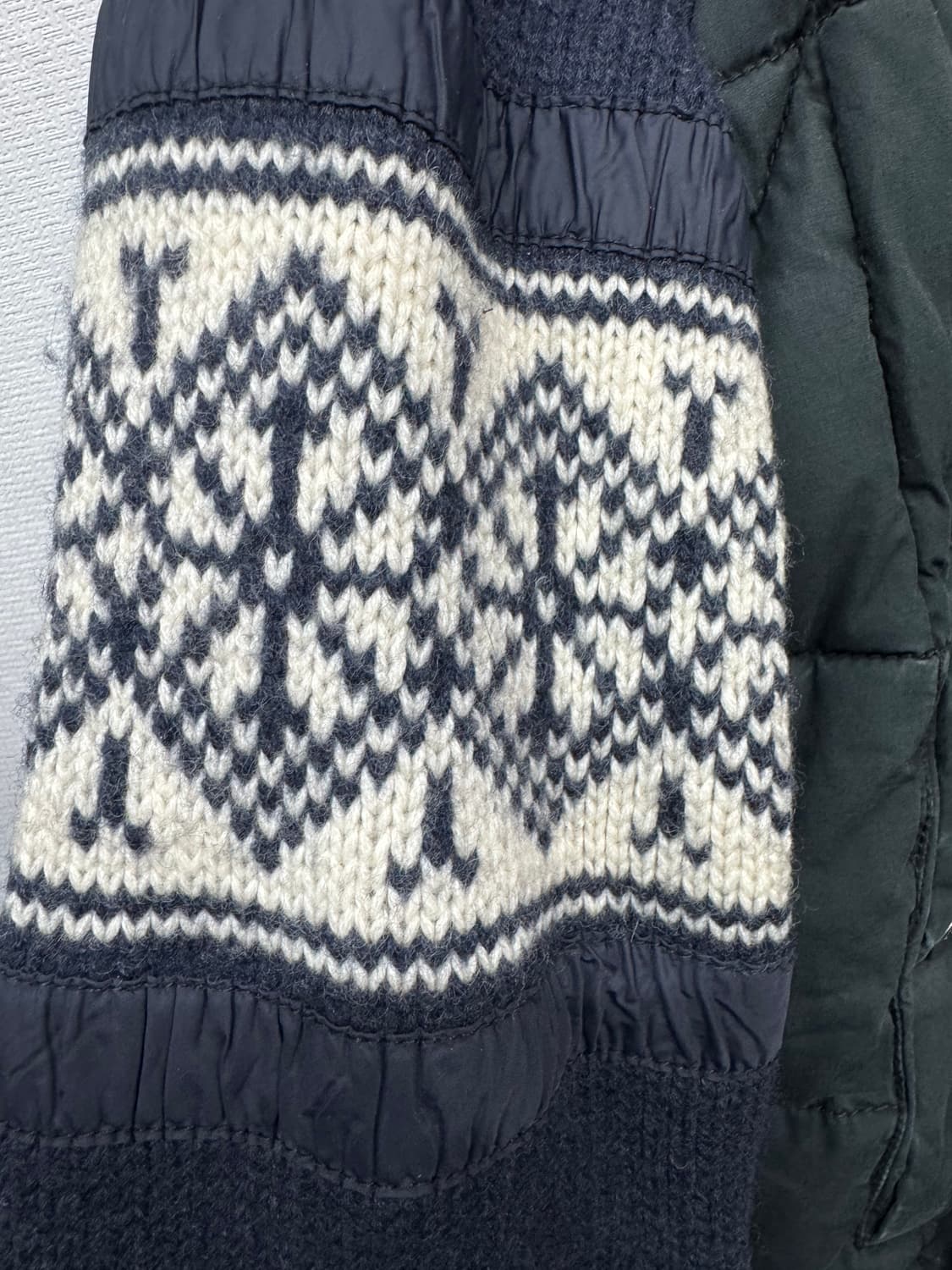 타미힐피거 데님 하이브리드 노르딕 니트 베스트 L(L) 상품이미지4