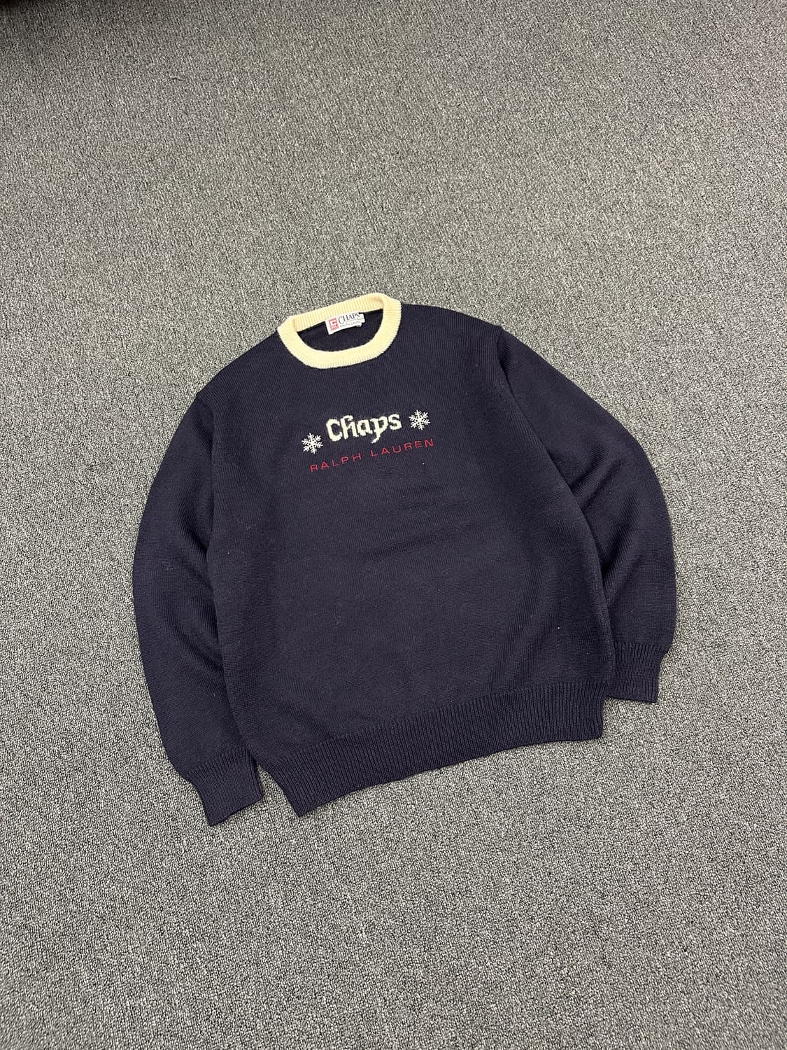 L) 챕스 랄프로렌 빈티지 울 니트 그레이 상품이미지1