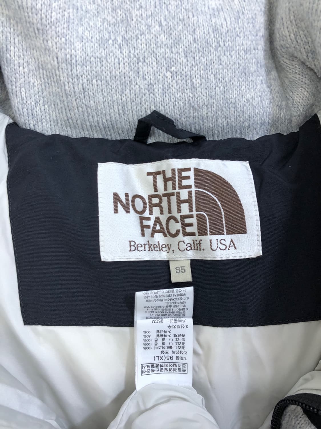 노스페이스 700 니트 패딩 조끼/#2533 상품이미지5