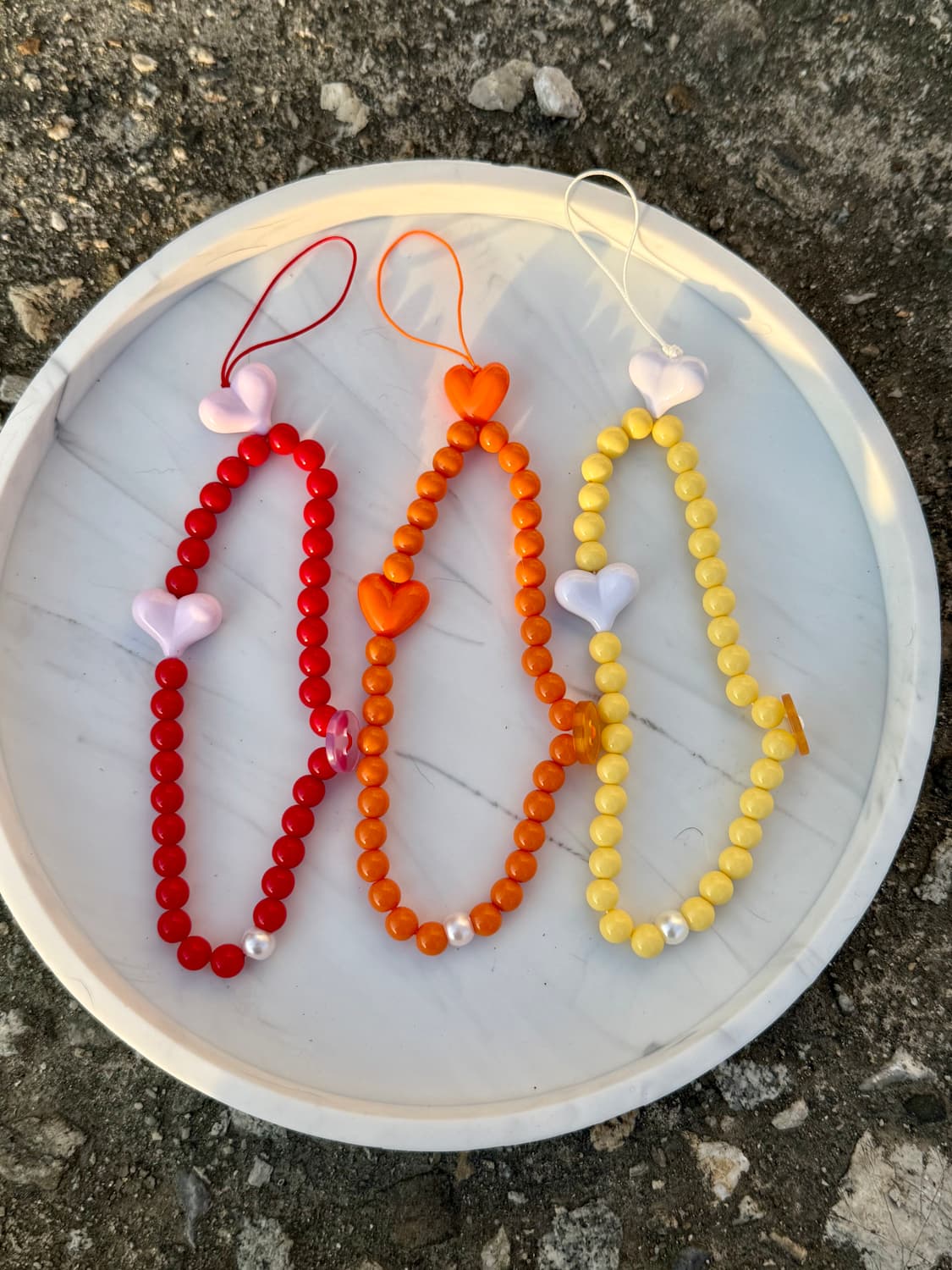 gesumchure Sunny Heart Beads 스트랩 상품이미지1