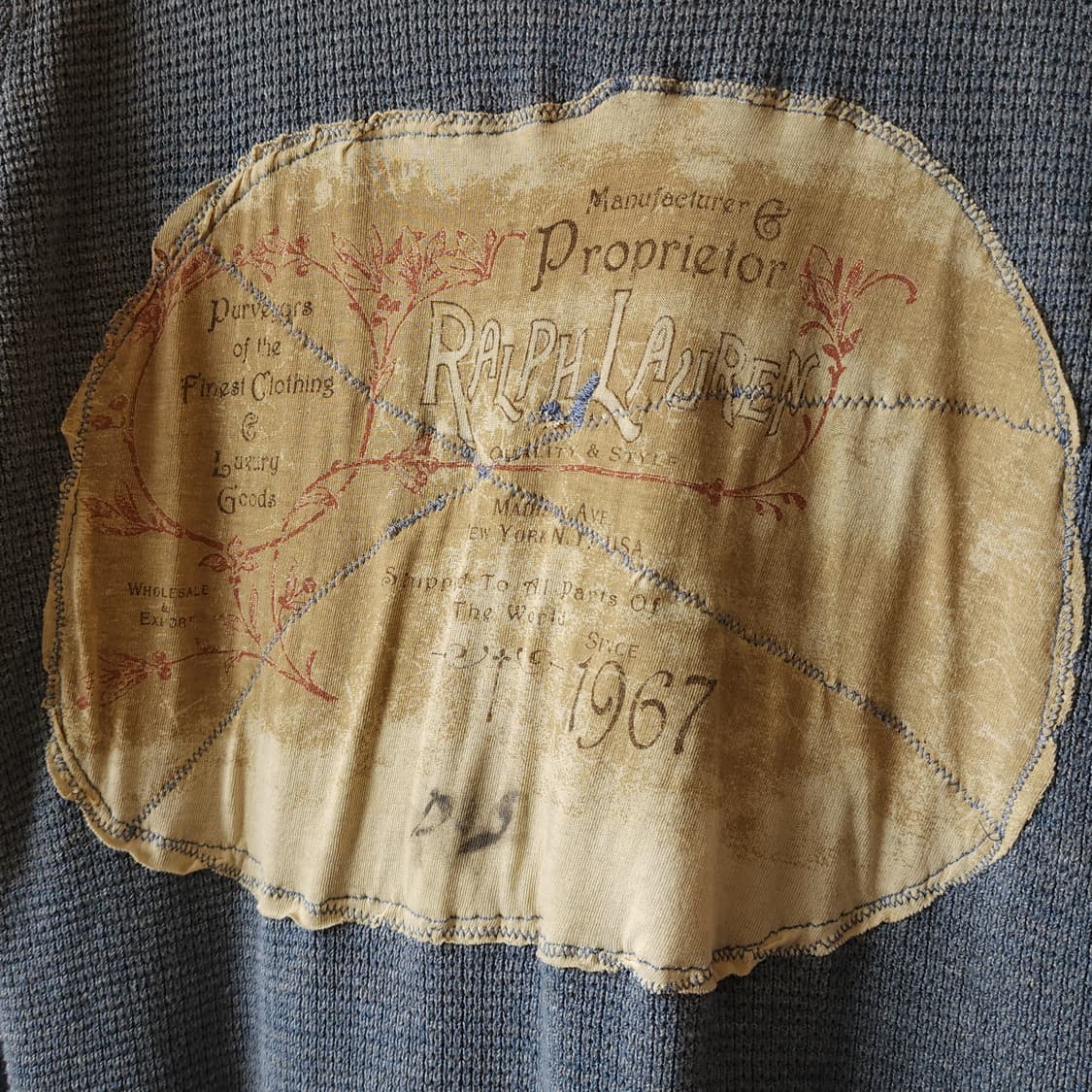 폴로 데님앤서플라이 패치워크 인디고 가디건 M 상품이미지10