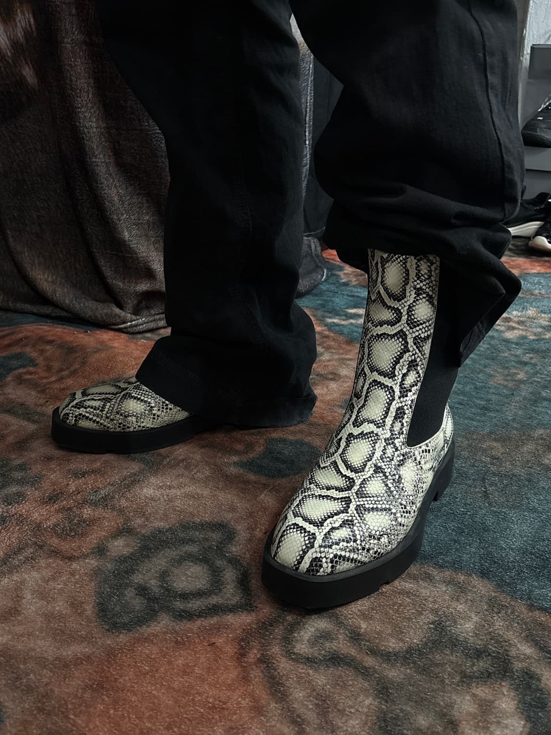 TTF✳️지방시 스네이크 램스킨 부츠 상품이미지3