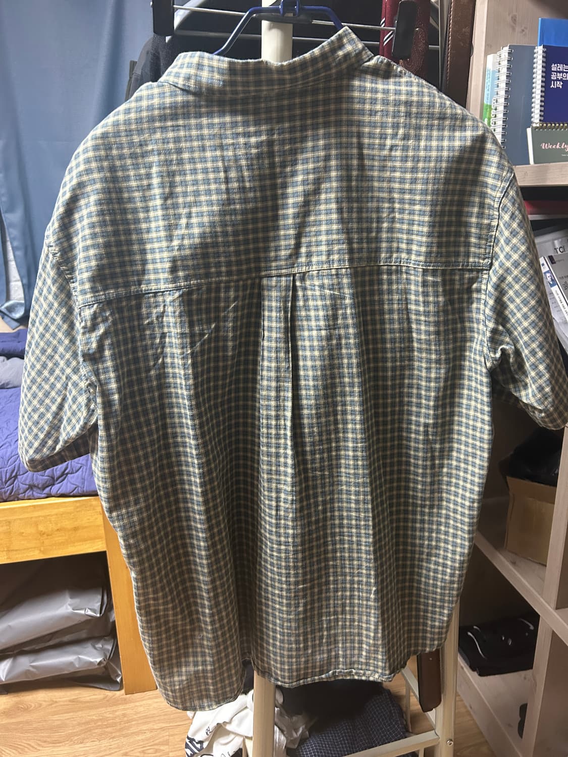 빈티지 체크셔츠 상품이미지3
