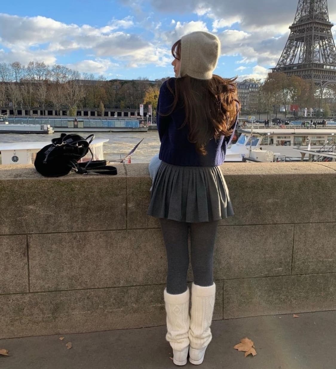 (새상품)더바넷 레그워머 아이보리 상품이미지2