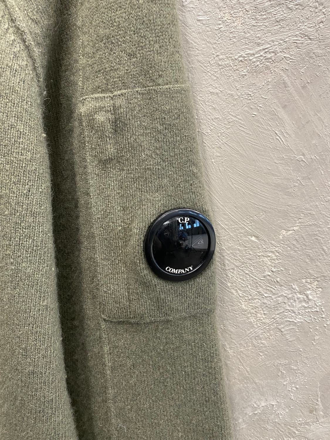 [46] C.P Company 씨피컴퍼니 올리브 그린 울 니트 상품이미지3