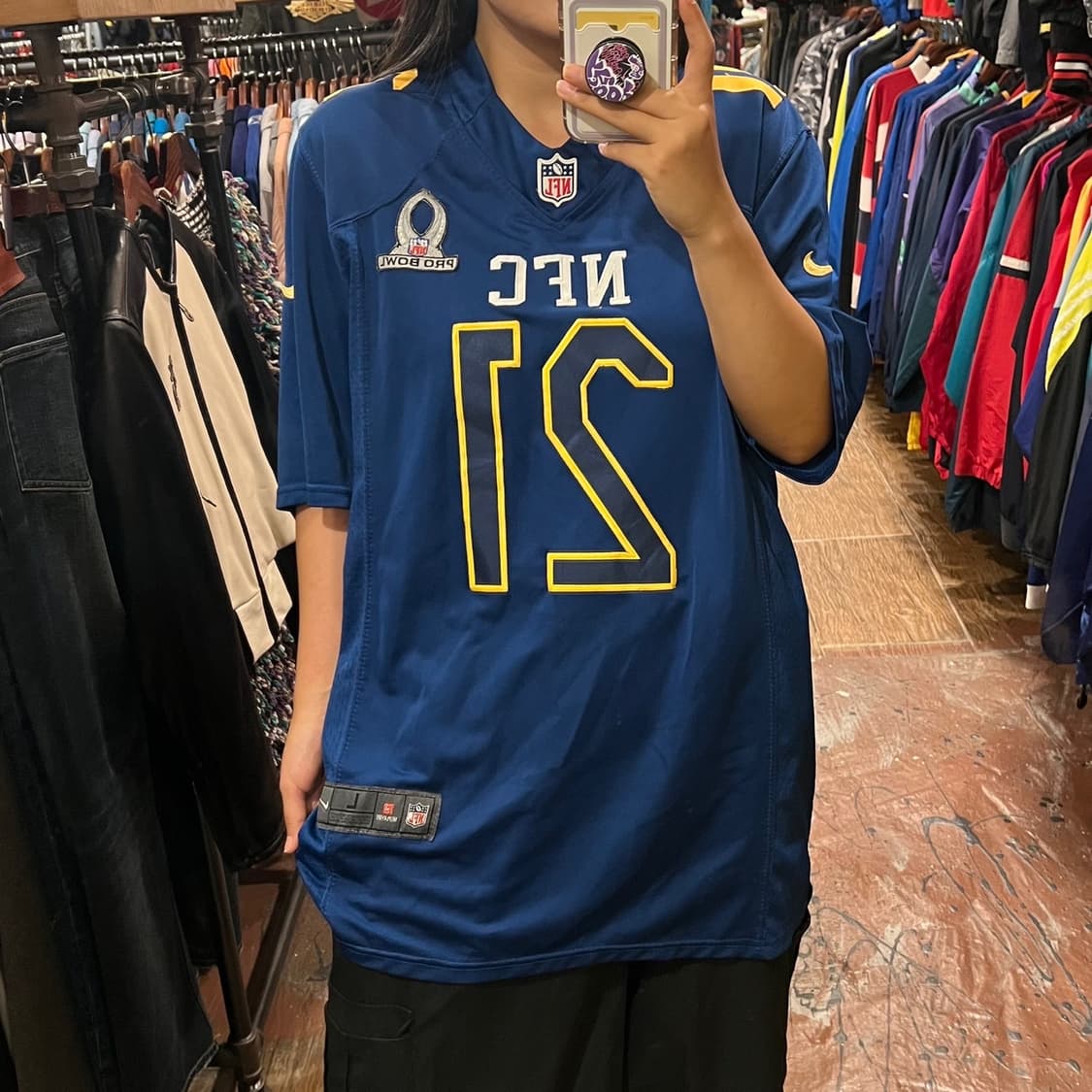 [HI]NFL 풋볼져지 반팔티 블루 상품이미지1