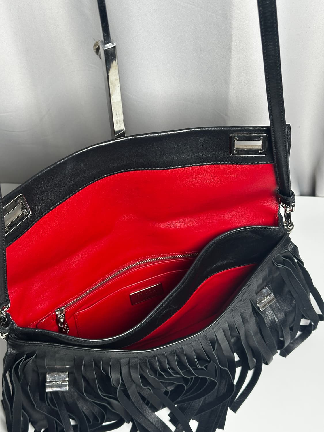 프라다 밀라노 프린지 숄더백 상품이미지10