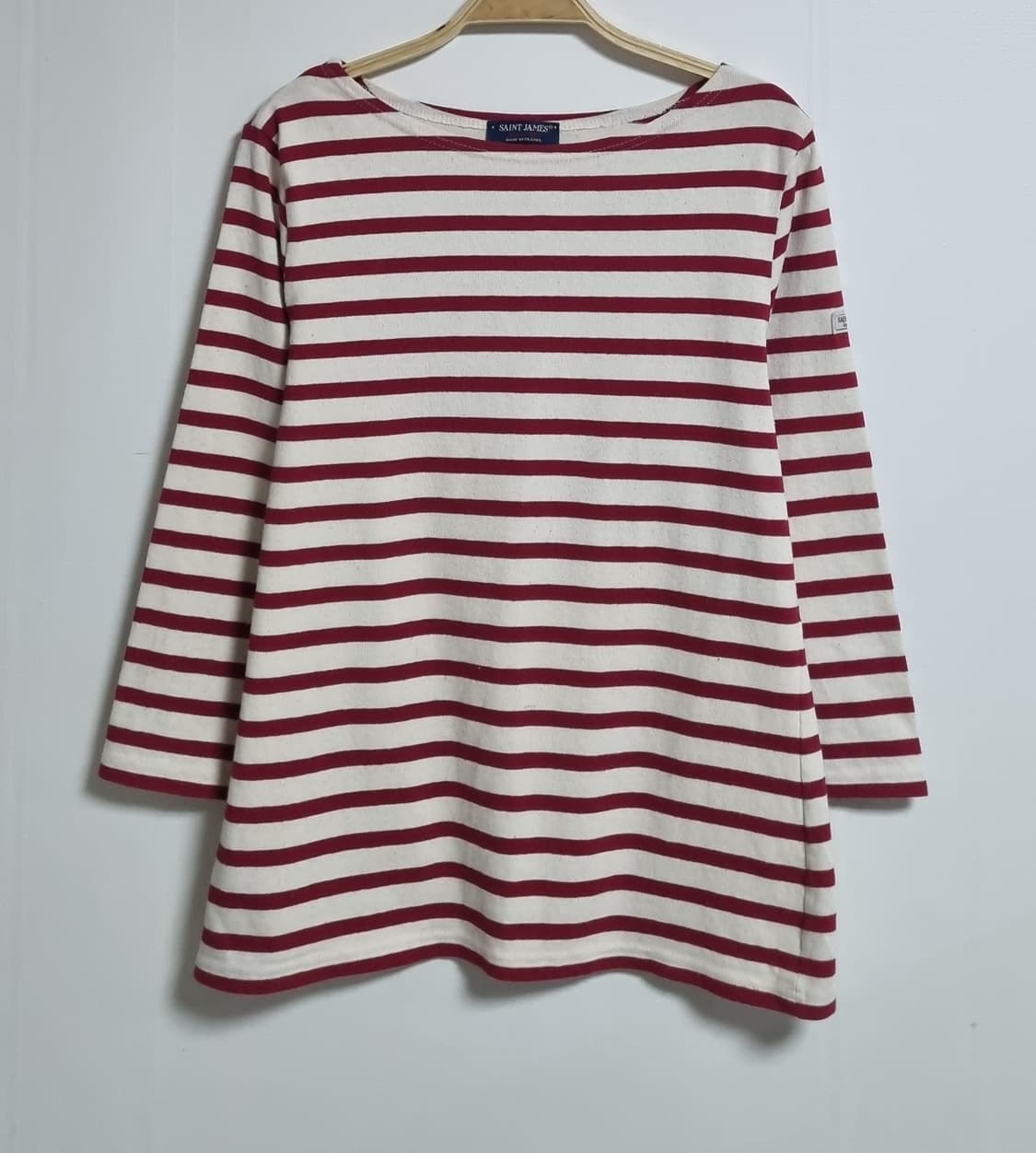 XS ) 세인트제임스 스트라이프 7부 긴팔티 상품이미지1