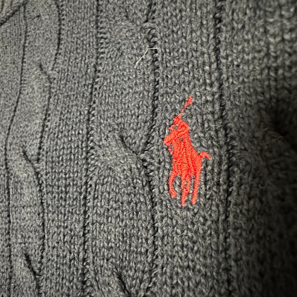 POLO RALPH LAUREN knit sweater navy 상품이미지3