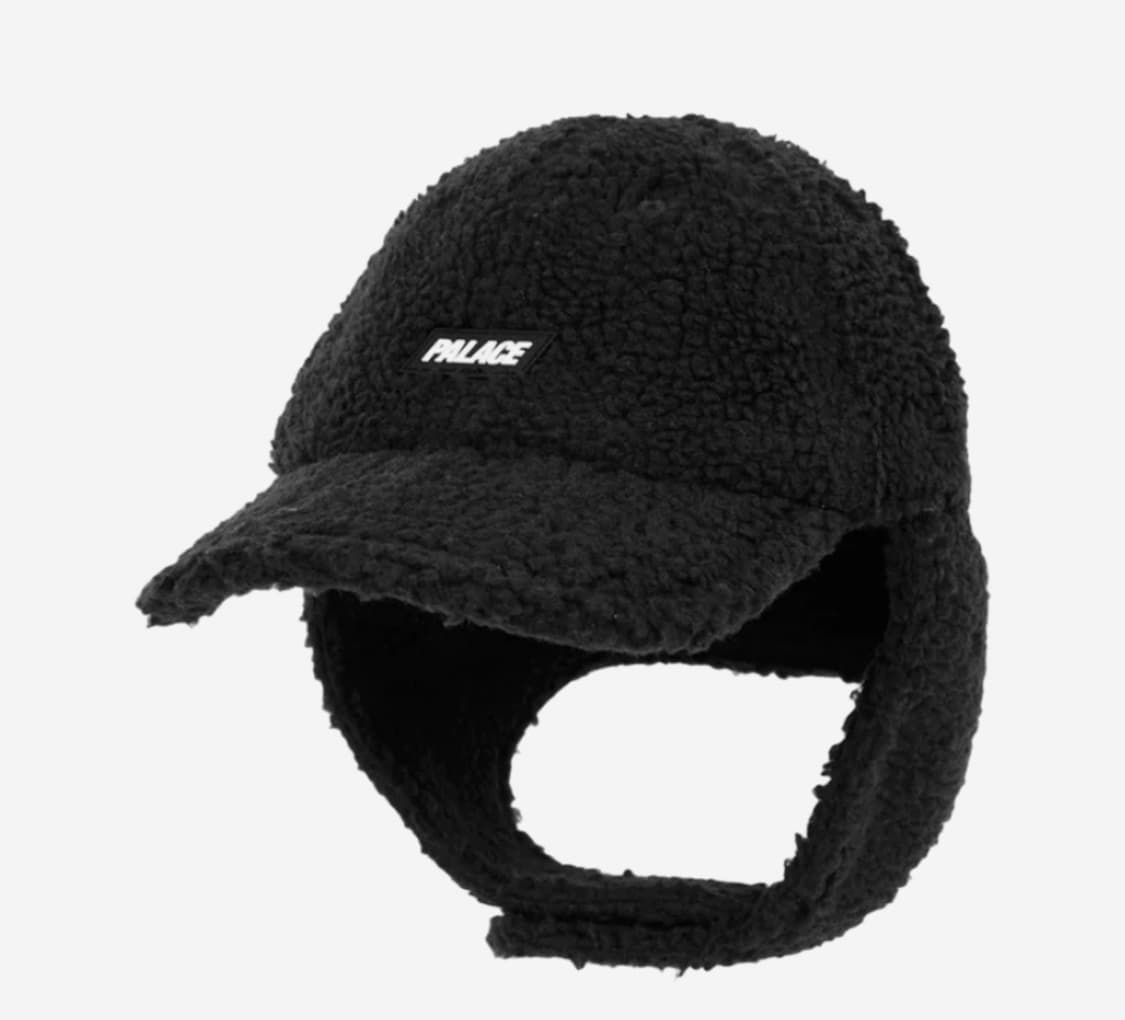 팔라스 웜돔 이어플랩 6-패널 캡 블랙 - 22FW 상품이미지5
