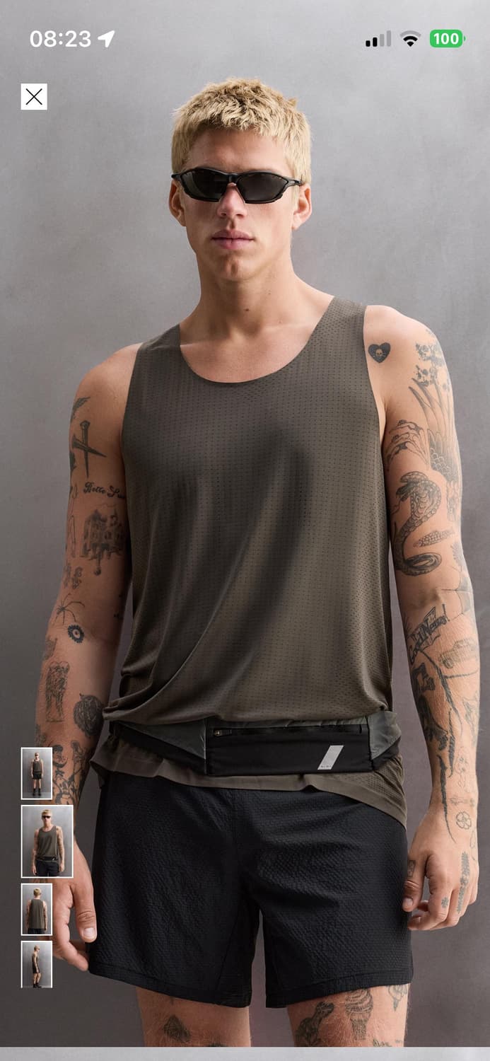 Zara athletics 싱글렛 슬리브리스 상품이미지5