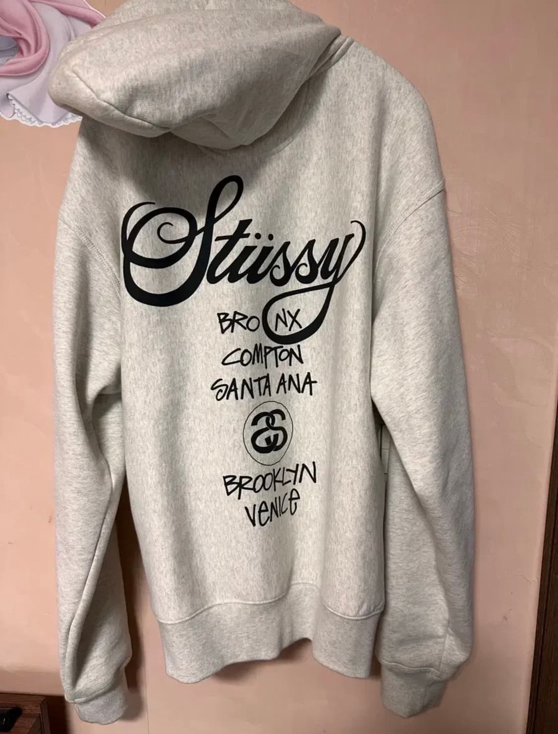 L) 스투시 월드투어 후드집업 애쉬헤더 -2022 상품이미지6