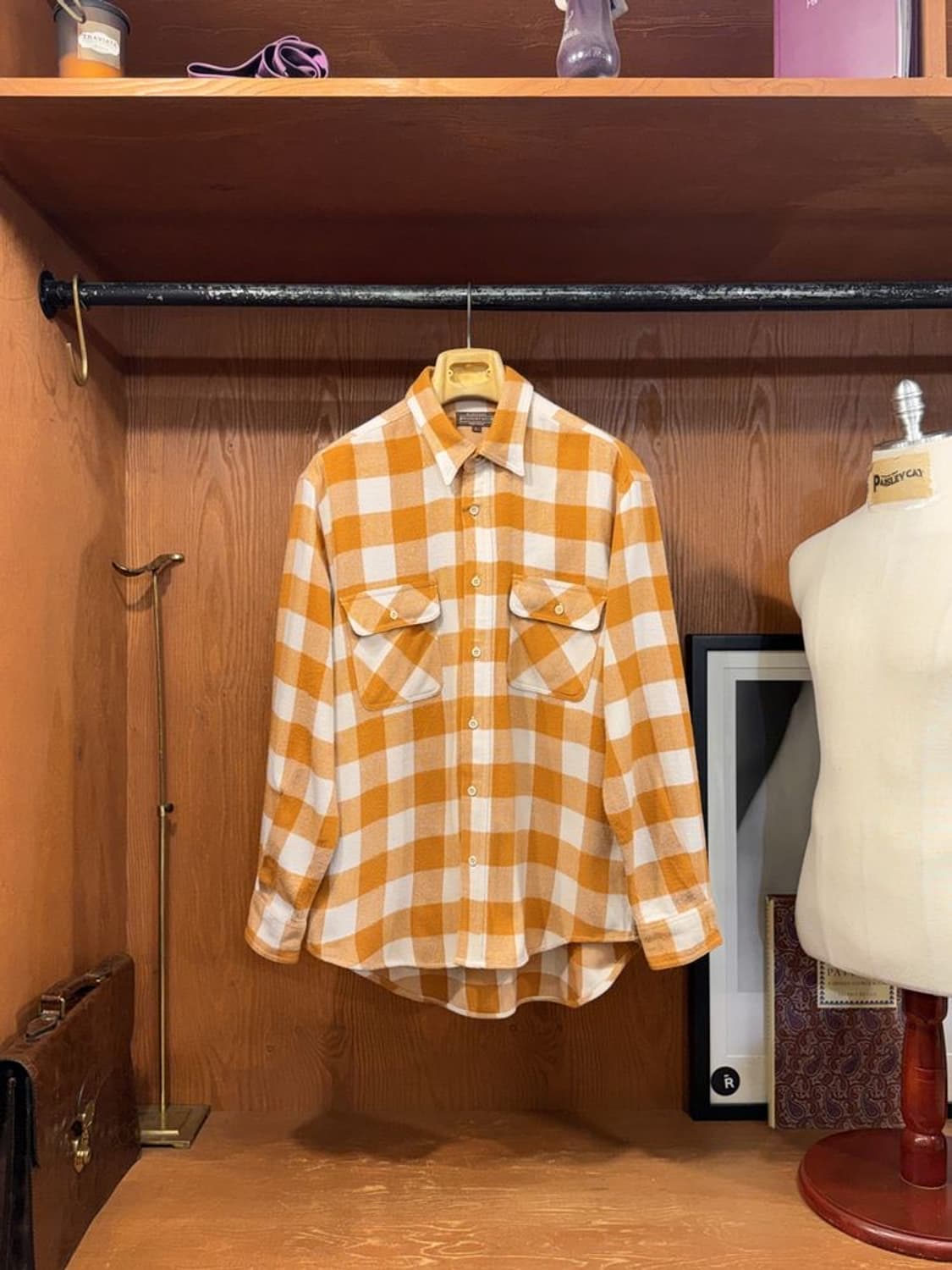 빈티지플란넬 셔츠 상품이미지1