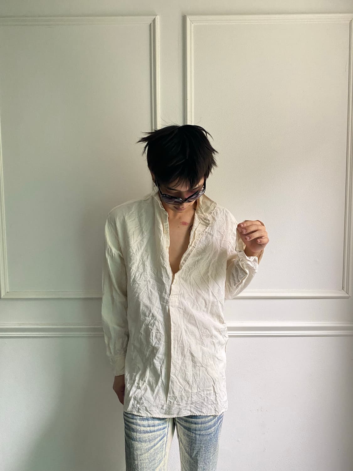[EMPORIO ARMANI] Yellow Washed Loose-Fit 상품이미지1