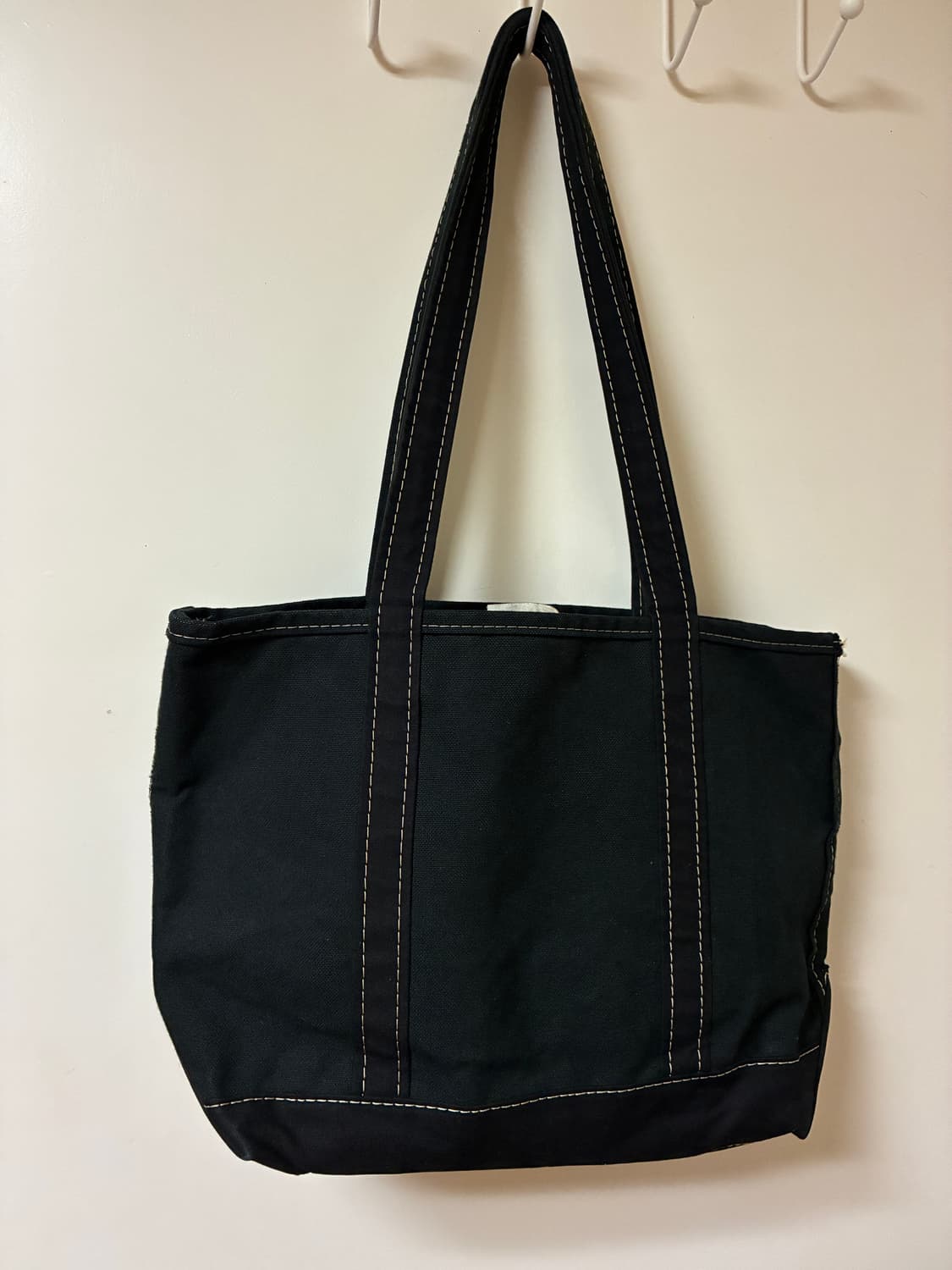 엘엘빈 토트백 올블랙 빈티지 상품이미지2