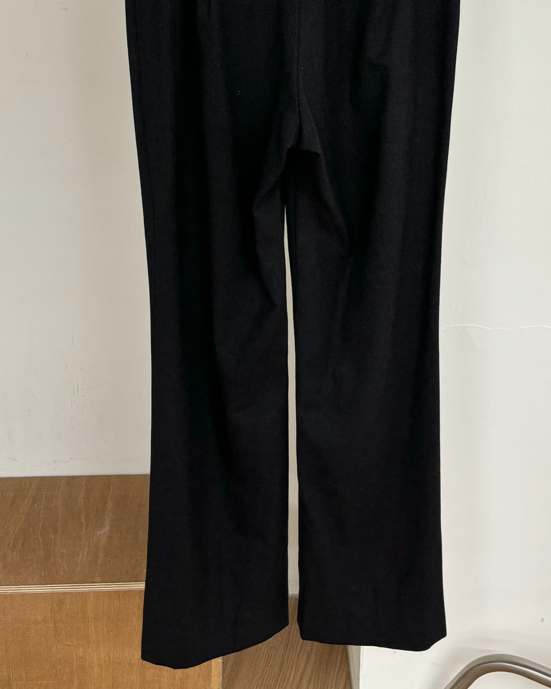 에스카다 블랙 와이드 레그 팬츠 상품이미지5