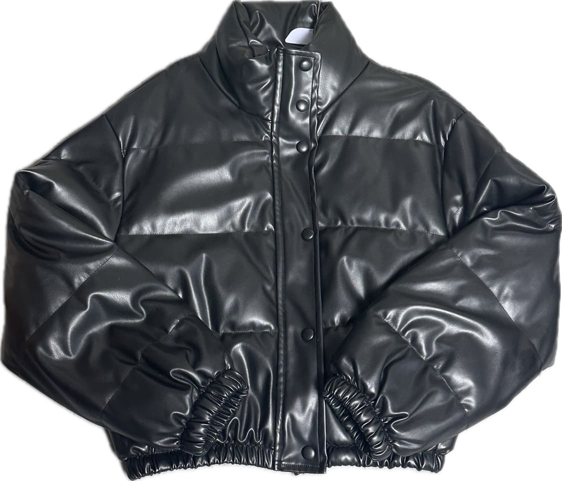 빈티지 유광 숏패딩 상품이미지1