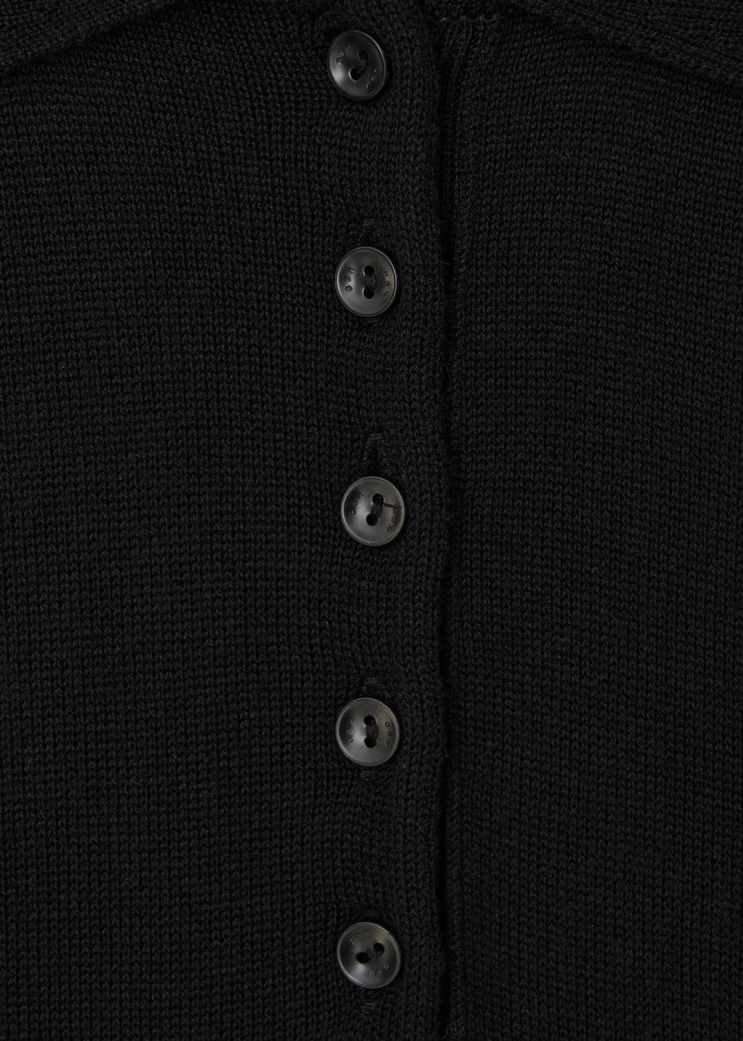 GBH 26SS WOOL SILK POLO KNIT / BLACK 상품이미지4