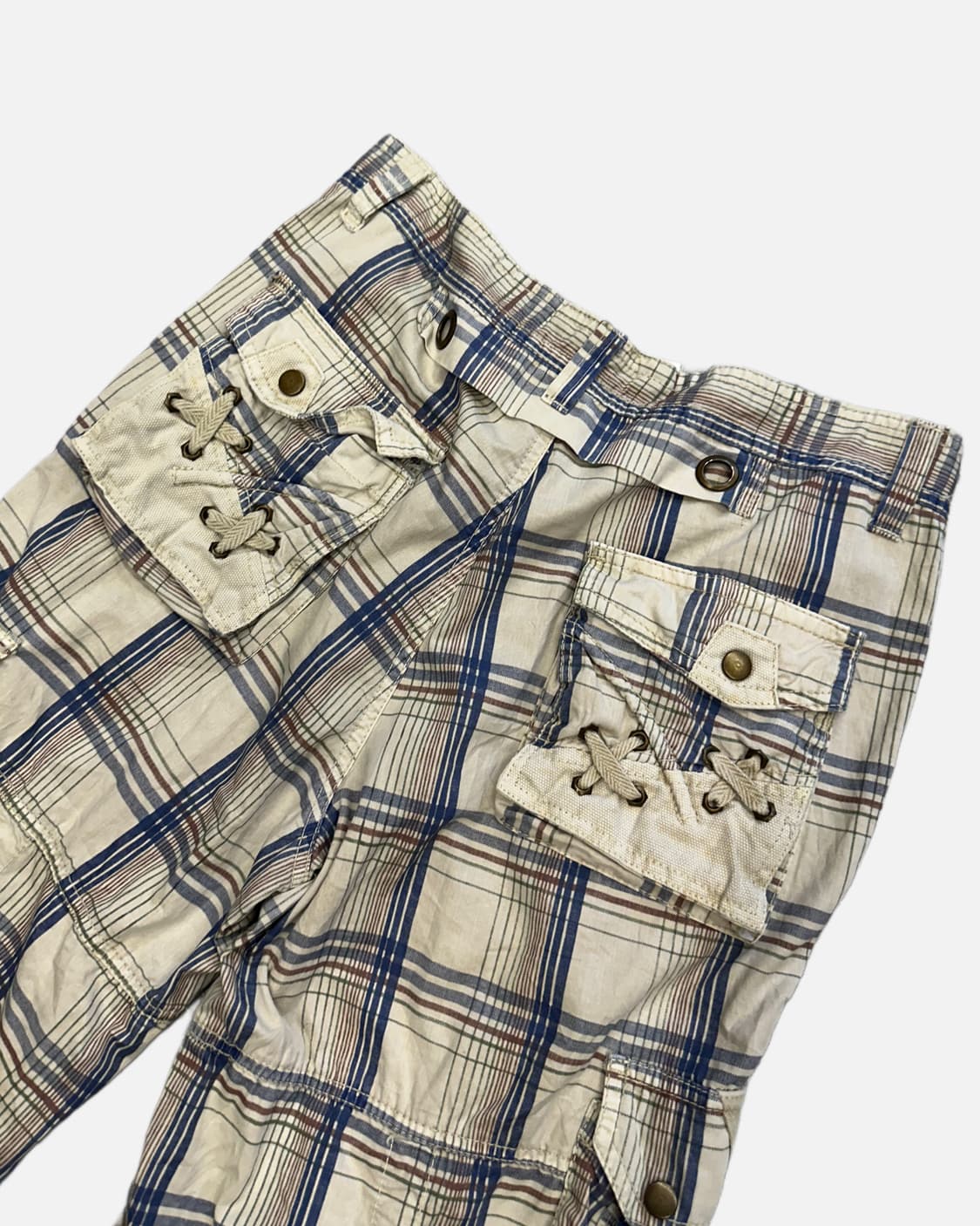 check detail cargo shorts 상품이미지6