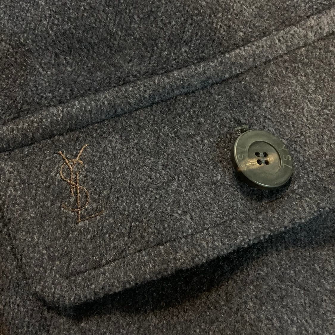 YSL 입생로랑 알파카울 레더카라 맥코트 105 헌팅 상품이미지3