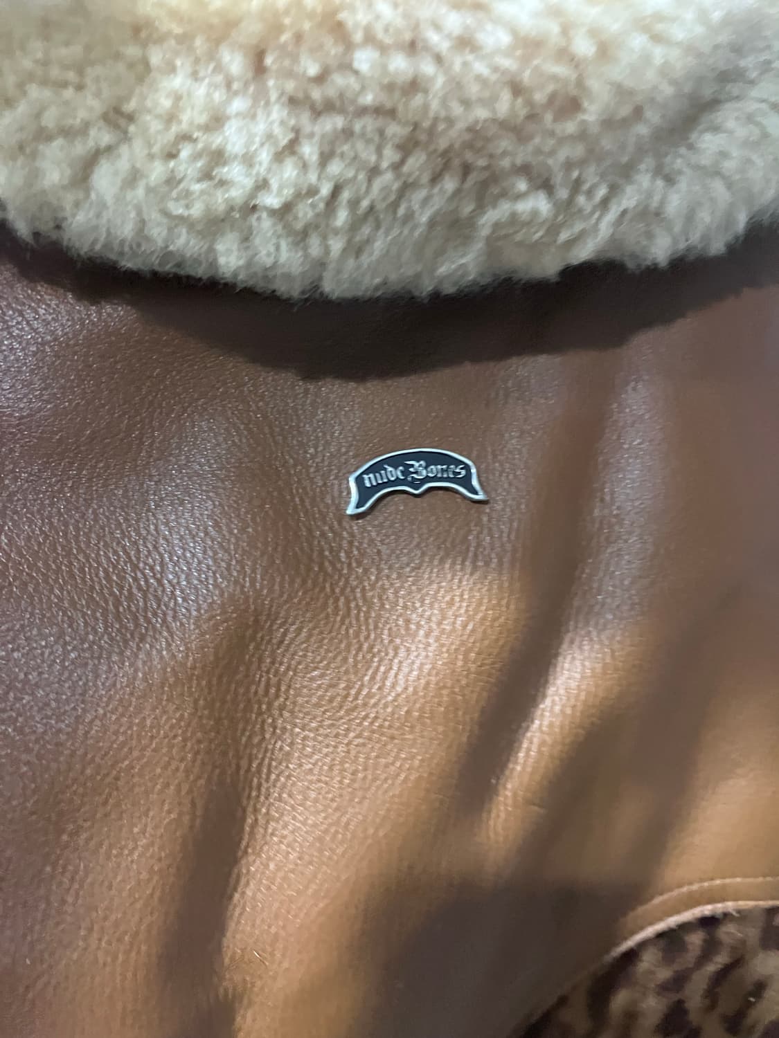 누드본즈 레오파드 패딩 상품이미지4