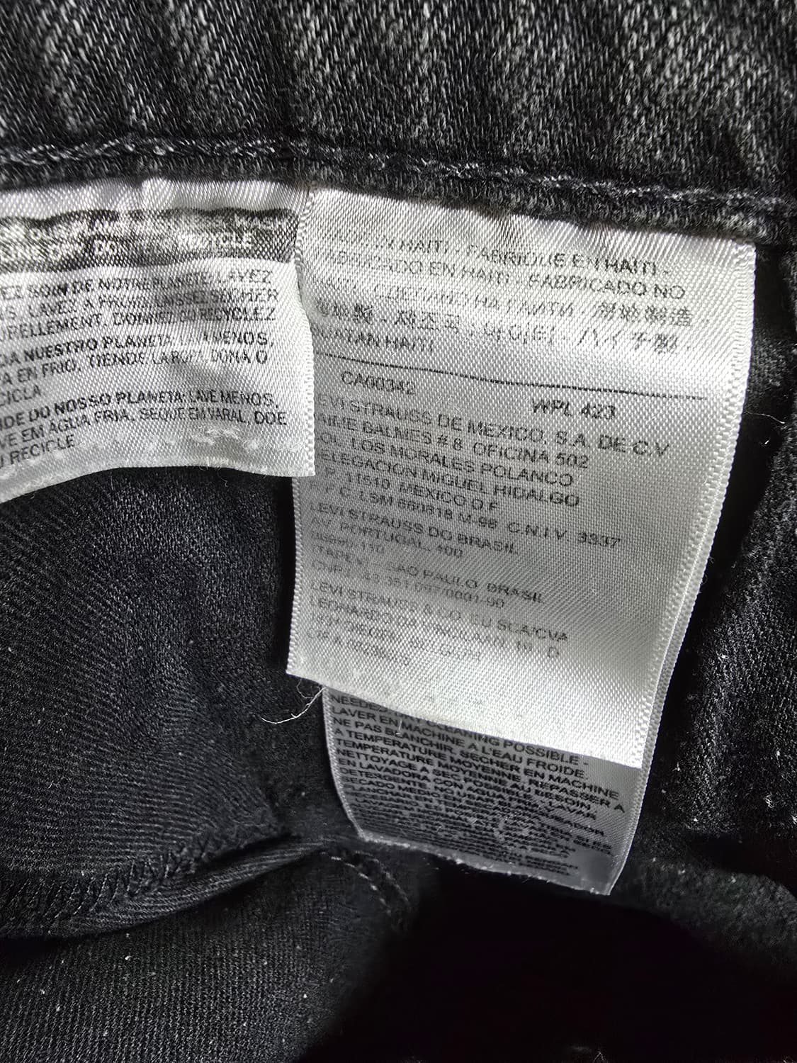 리바이스 청바지 빈티지 워싱 카키색 데님 (1876) 상품이미지4