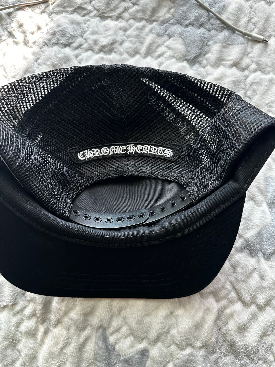 크롬하츠 / 세메터리 오렌지 크로스 패치 캡 / 블랙 상품이미지2