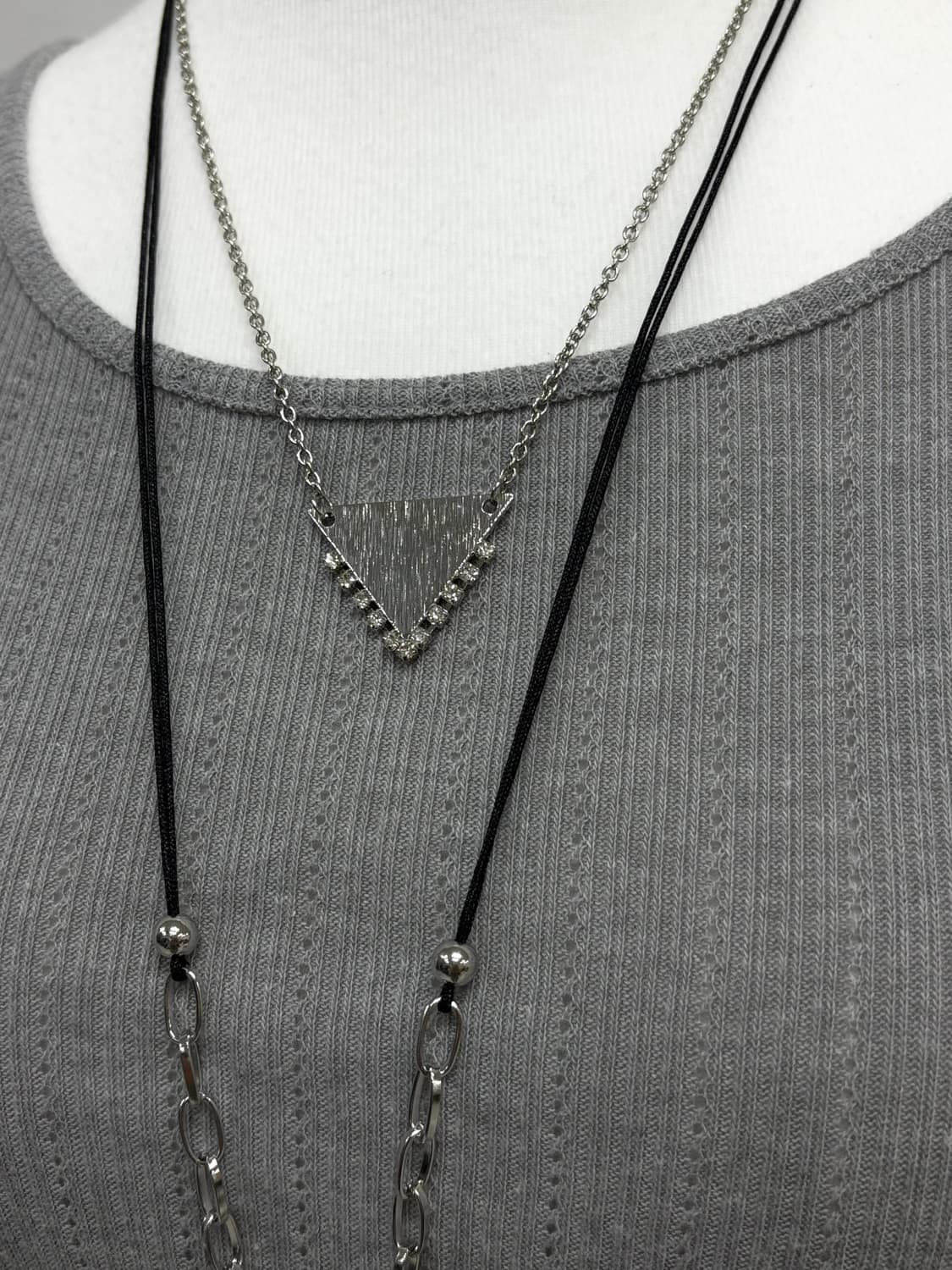 빈티지 실버 목걸이 세트 상품이미지2