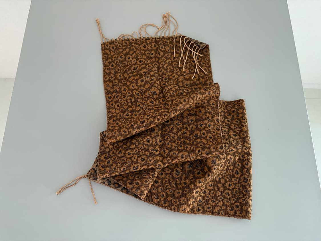 leopard long scarf 상품이미지2