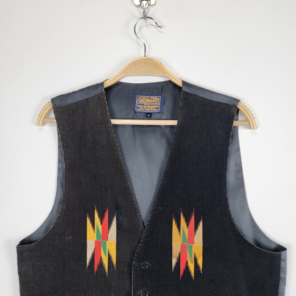 나바호 패턴 코듀로이 웨스턴 베스트 상품이미지2