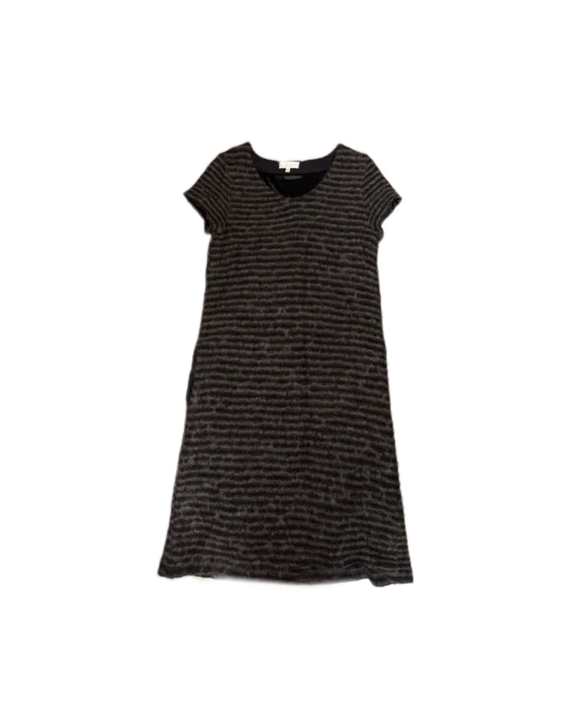 모리걸 스트라이프 니트 원피스 하구미 일본 빈티지 히피 펑크 상품이미지1