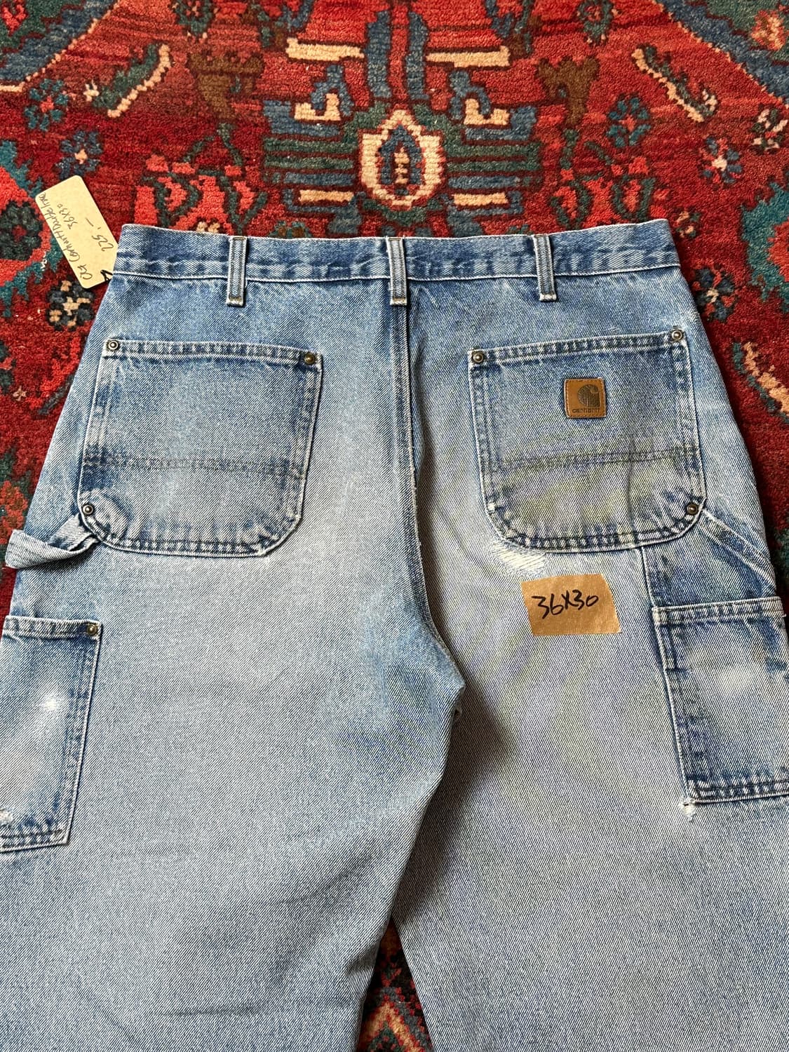 OG 칼하트 데님 더블니 팬츠 칼하트 B73 썩블니 상품이미지6