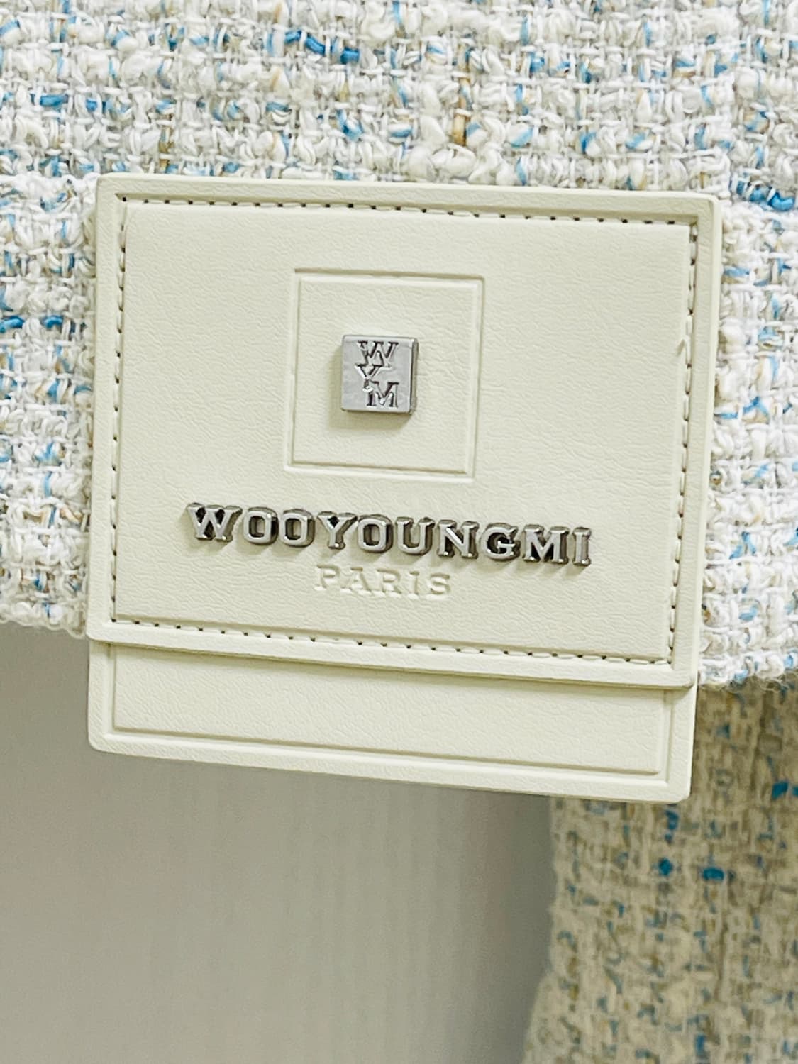 [거의 새것] 우영미 트위드 자켓 50(105) 화이트 상품이미지6