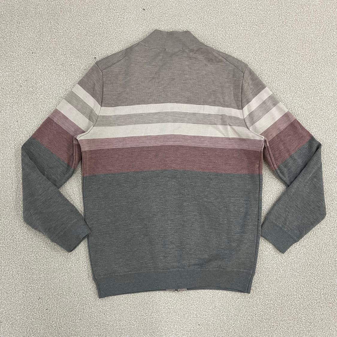 [100] 올포유 기모 스트라이프 집업 자켓 0106M1 상품이미지4