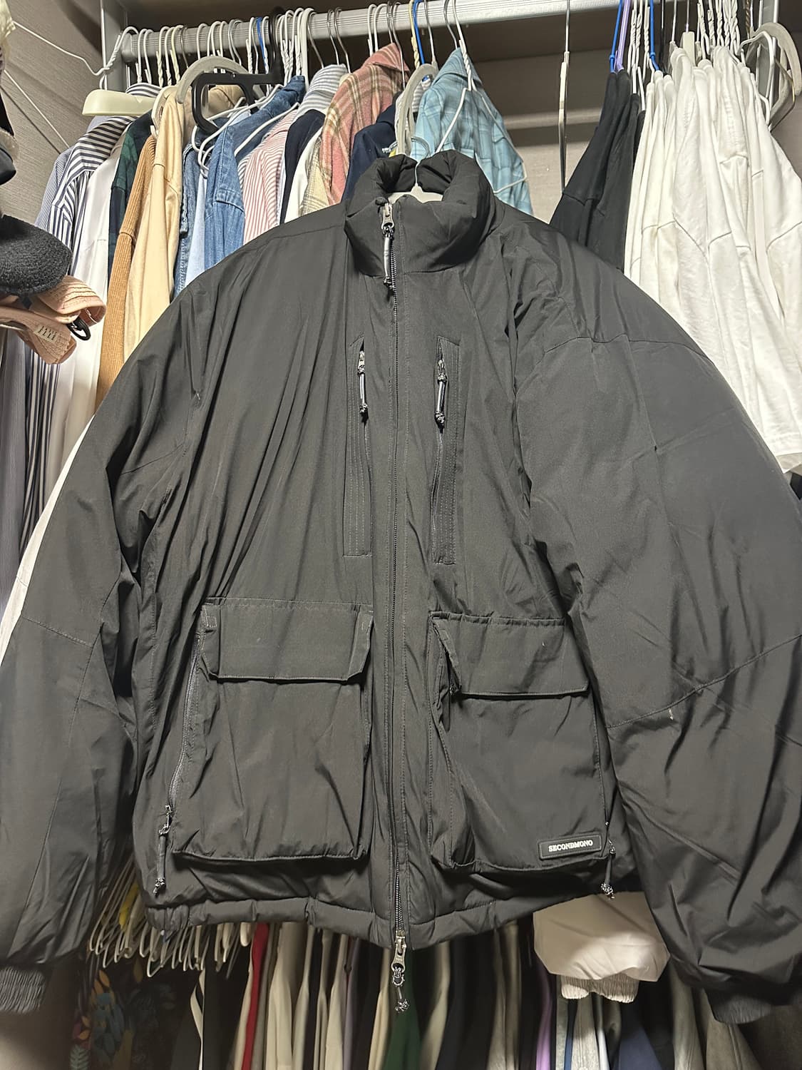 세컨모놀로그 에어 포스 다운 패딩 상품이미지1