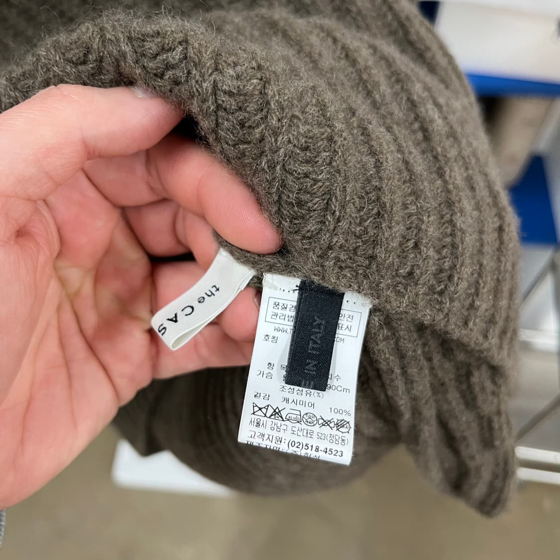 더캐시미어 캐시미어100% 터틀넥 F 상품이미지3