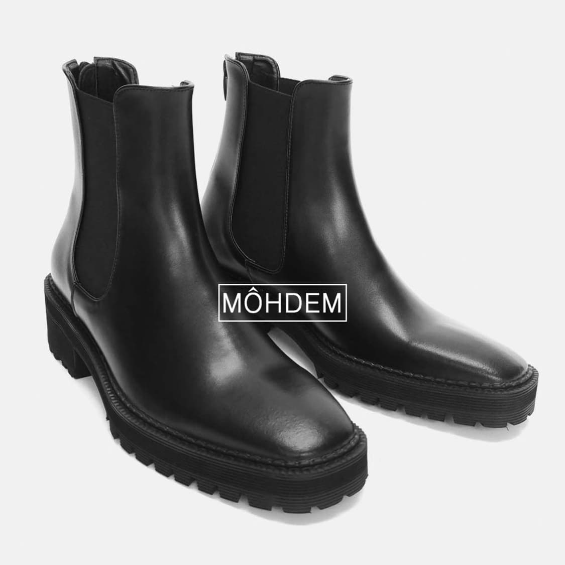 [premium] 렉트 가죽 첼시부츠 코만도솔 상품이미지6