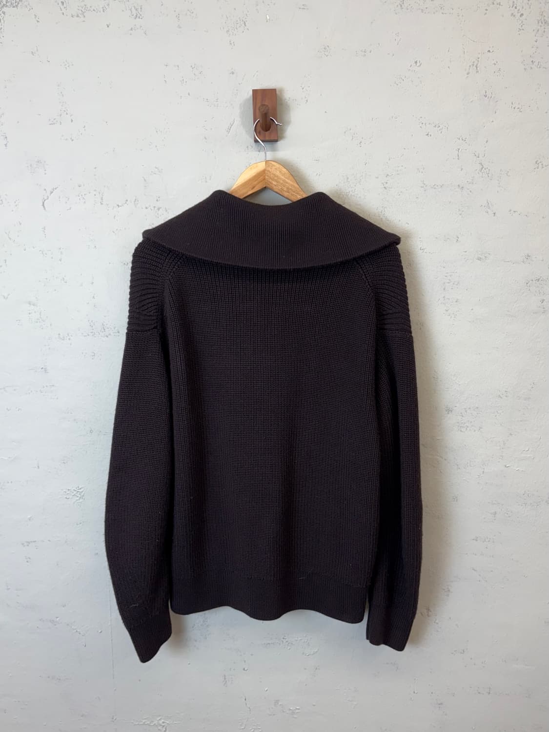 COS 코스 울 코튼 하프집업 점퍼 상품이미지2