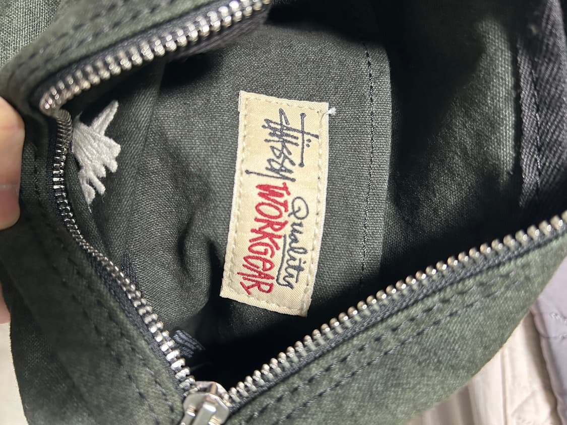 스투시 캔버스 사이드 파우치 워시드 블랙, 크로스백 미니백 상품이미지5