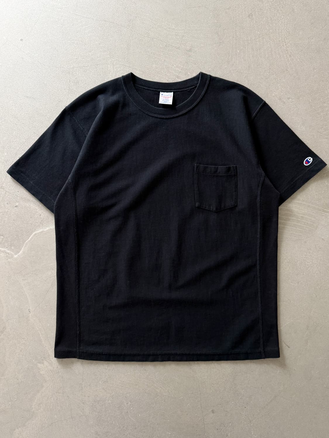Champion Reverse Weave Black T-shirt 상품이미지1