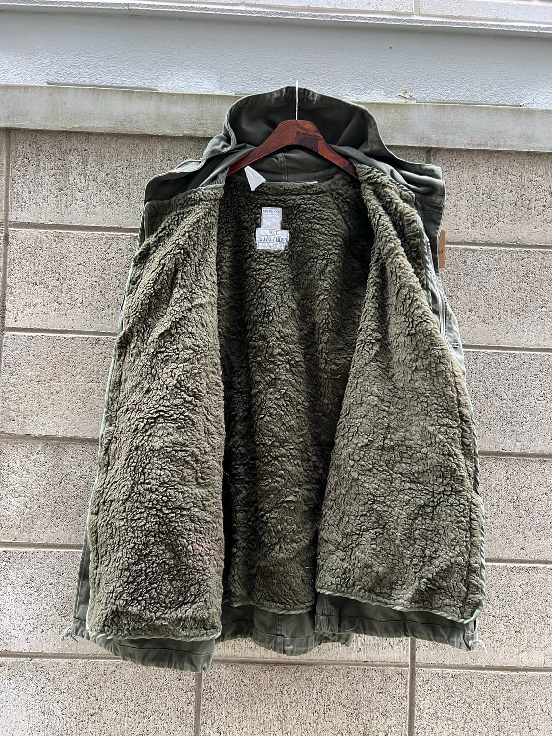 1980s FRENCH ARMY M-64 PARKA 프랑스군 개파카 상품이미지8