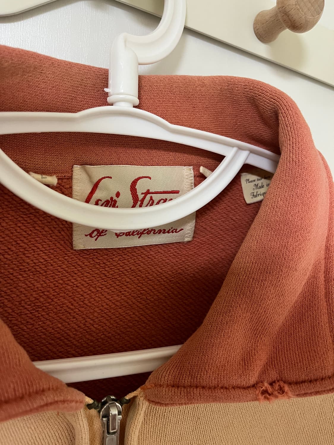 리바이스빈티지클로딩 LVC 하프집 플리스 스웻셔츠 L사이즈 상품이미지2