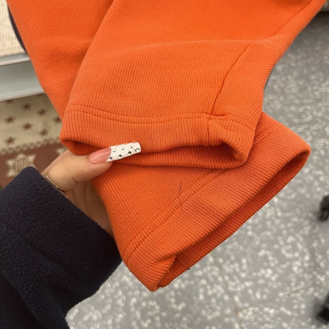 나이키 올드스쿨 레트로 90's 베스킷볼 오렌지 맨투맨 XL C10053 상품이미지7