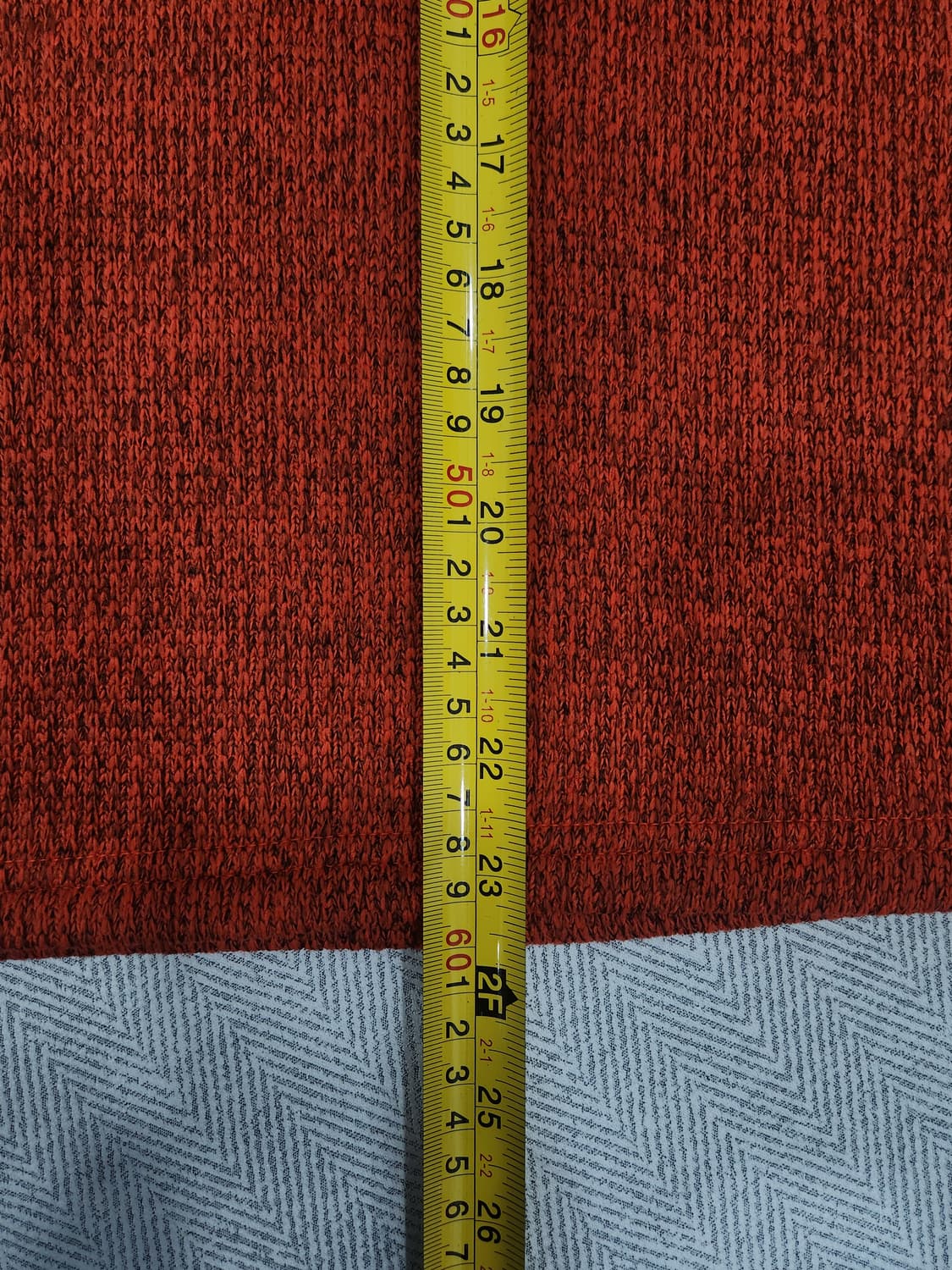 K2 여성 버티컬 짚티 오렌지색 하프넥 티셔츠 여성 90사이즈 상품이미지8