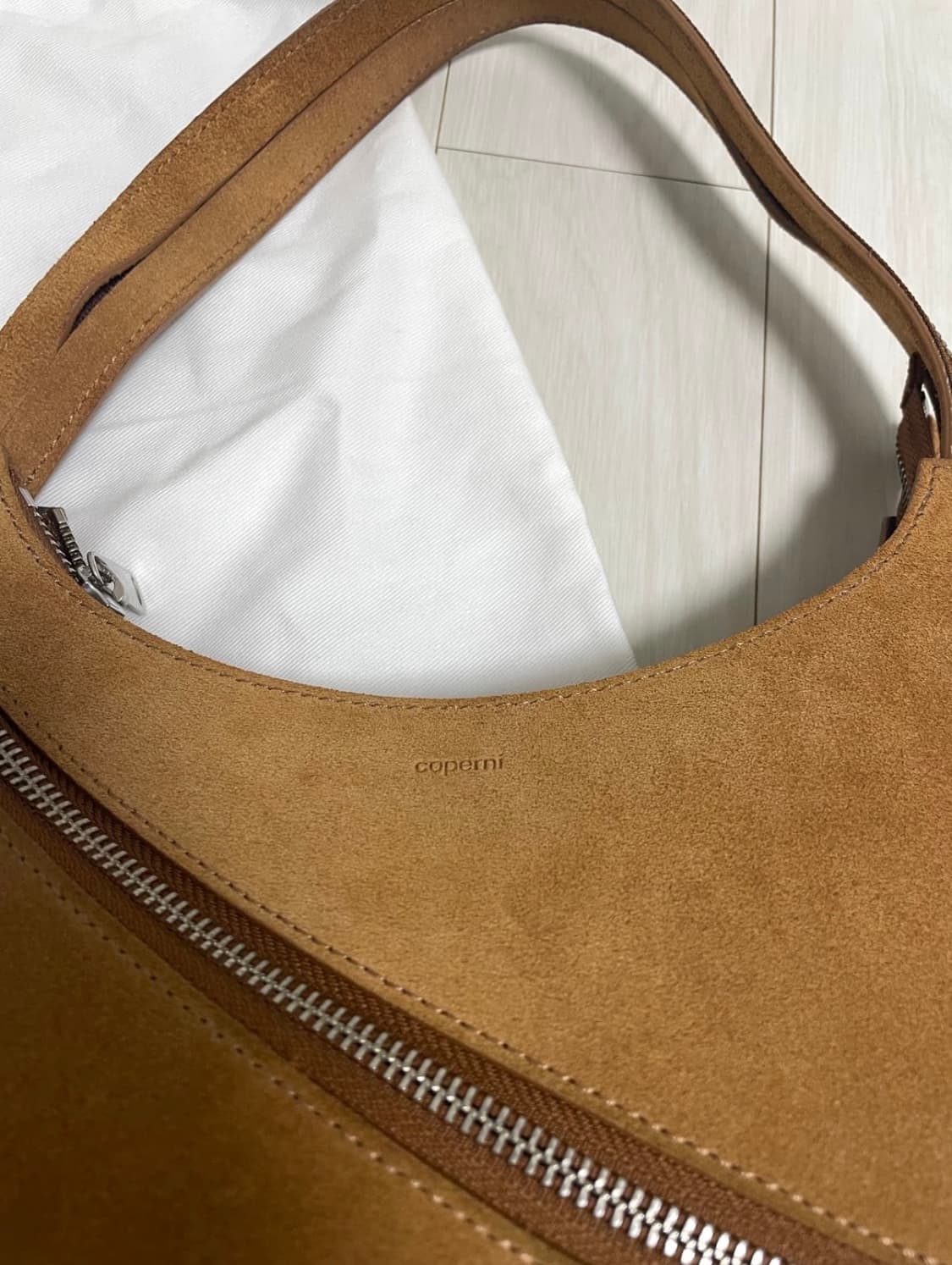 코페르니 스웨이드 지퍼 숄더백 상품이미지5